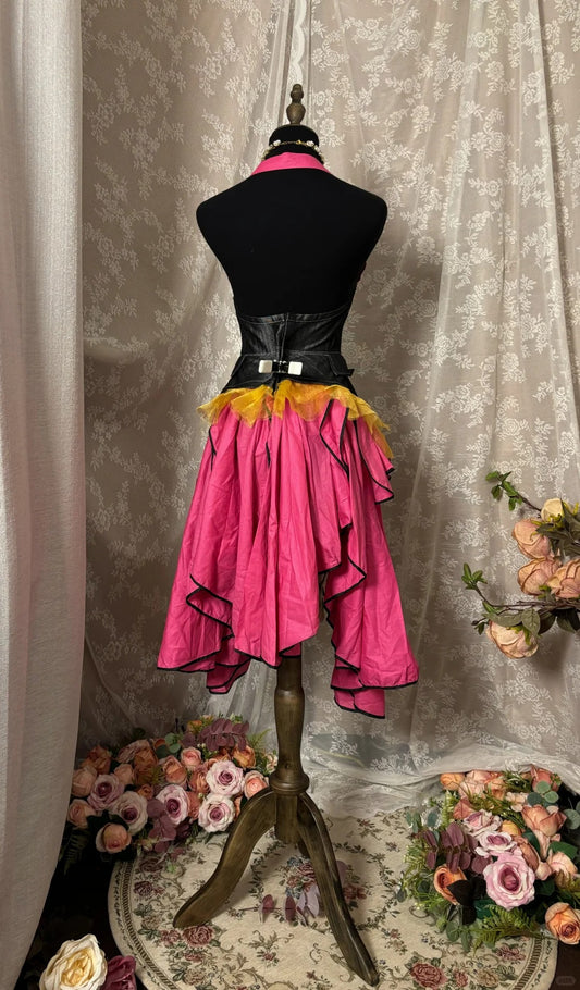 New Homecoming Dress Halter Cascade Prom Dress Back to School Outfits Party Dress D6146