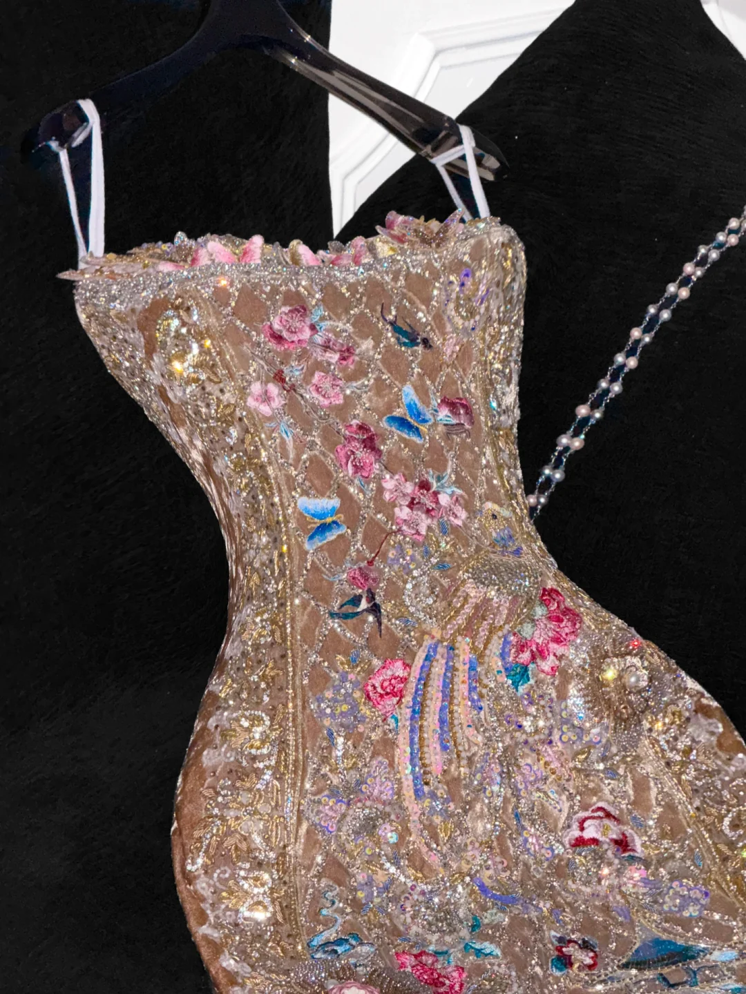 Gorgeous Shiny Beaded Exquisite Embroidery Mermaid Long Evening Dress Prom Dresses D1667