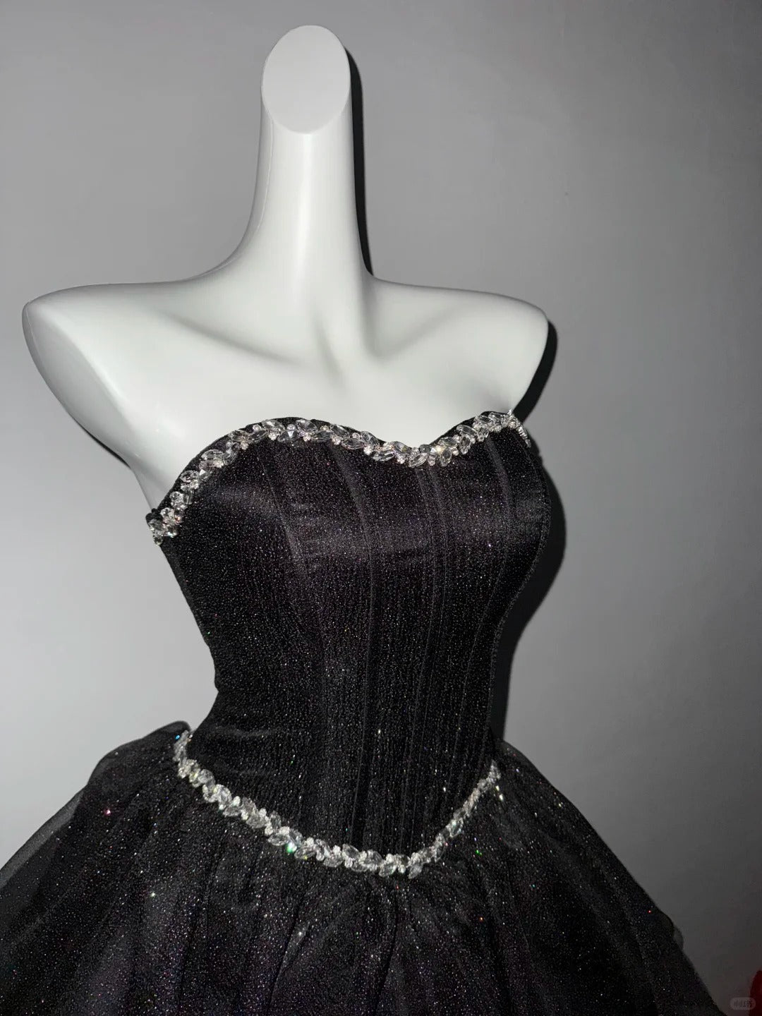 Elegant Homecoming Dress Sweetheart Rinestone Tulle Prom Dress Back to School Outfits Party Dress D6134