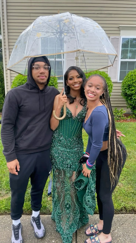 Sexy Grünes ärmelloses Meerjungfrau-Kleid mit Perlen und Pailletten, langes Abendkleid, D911