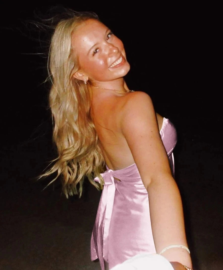 Beauty Homecoming Dress Sweetheart Pleated Back to School Outfits Party Dress D6739