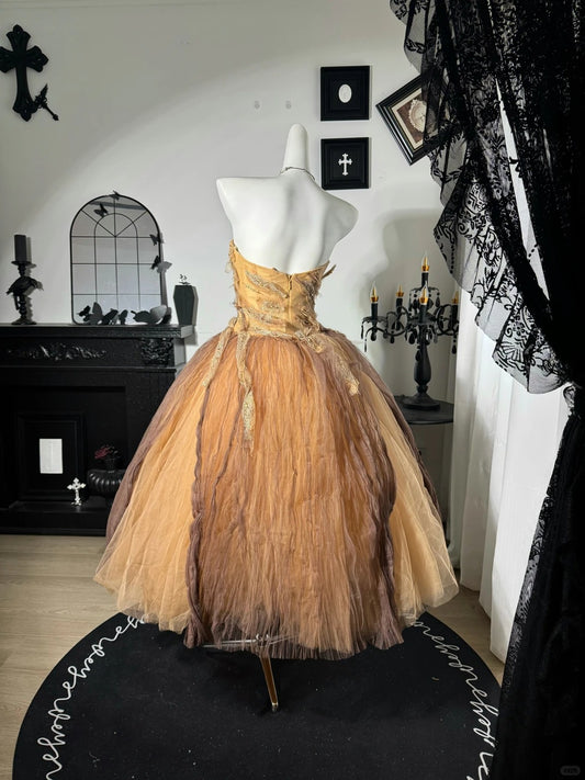 New Homecoming Dress Sweetheart Ball Gown Tulle Bead Back to School Outfits Party Dress Birthday Dress D7649