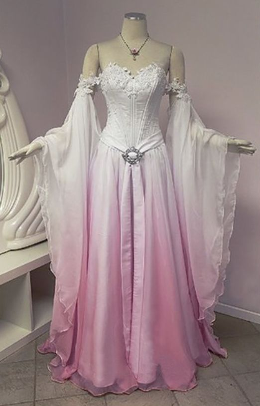 Elegantes, schulterfreies A-Linien-Chiffon-Partykleid im Ombre-Look, langes Vintage-Ballkleid, D958