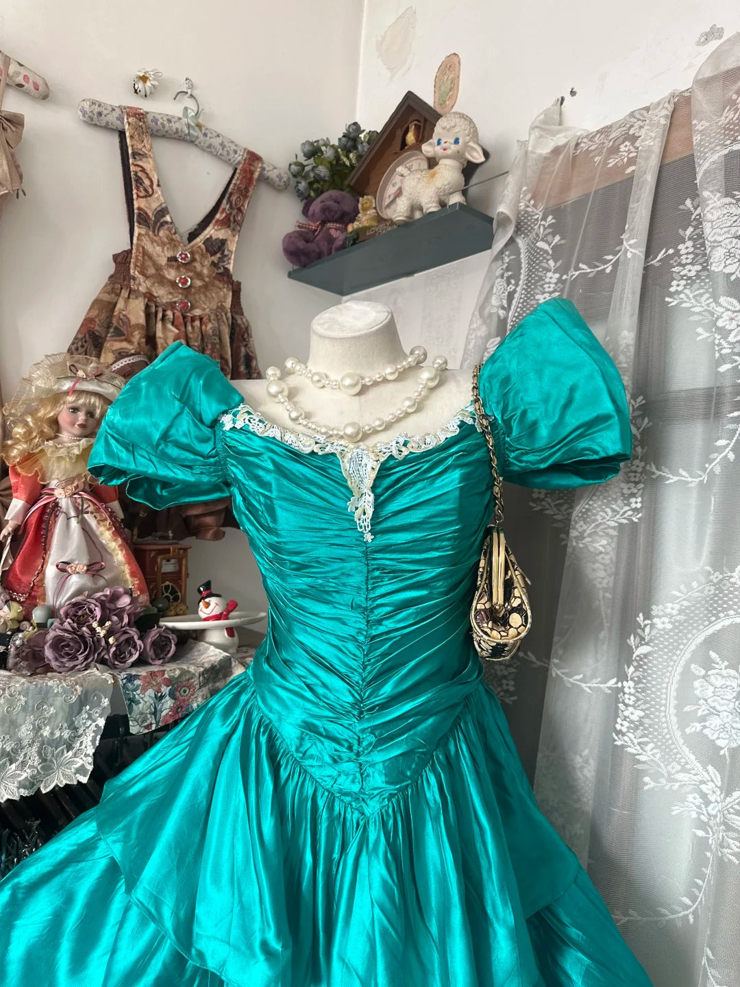 Pretty Homecoming Dress Square Pleated Lace Cascade Prom Dress Back to School Outfits Party Dress D6182