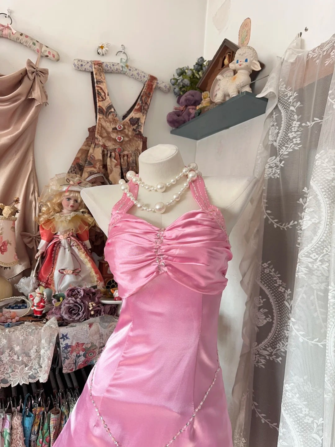 Elegant Homecoming Dress Halter Pleated Rinestone Prom Dress Back to School Outfits Party Dress D6185