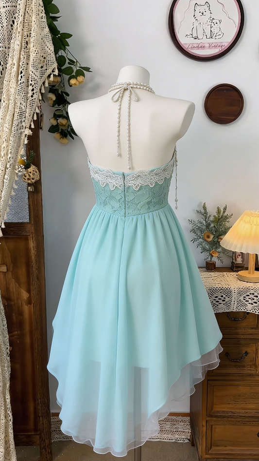 Beauty Homecoming Dress Strapless Hi-Lo Back to School Outfits Party Dress D6540