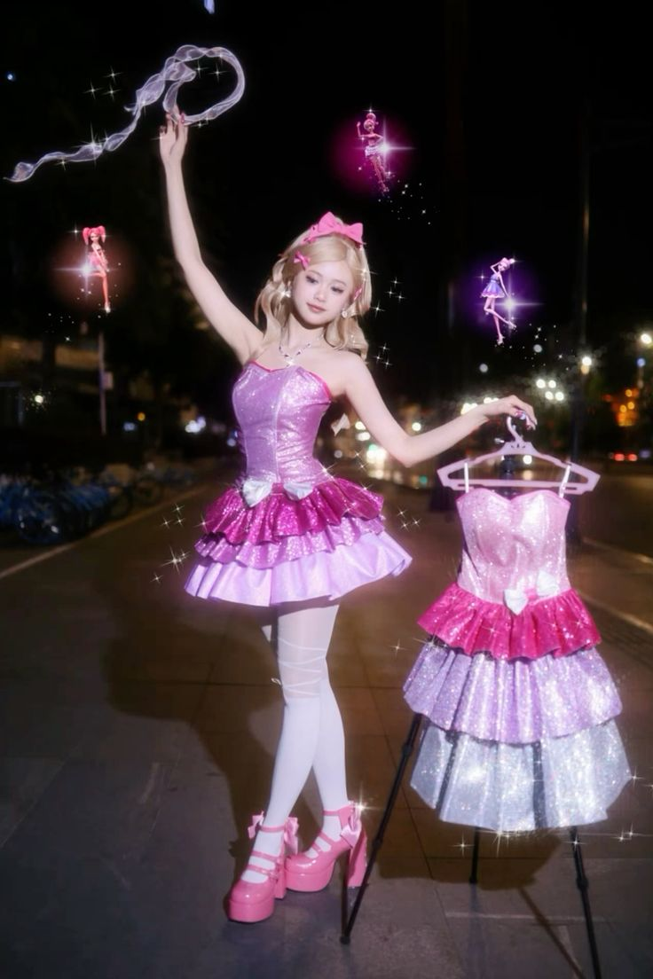Cute Strapless A-Line Short Party Dress Barbie Dress Birthday Outfits, D235