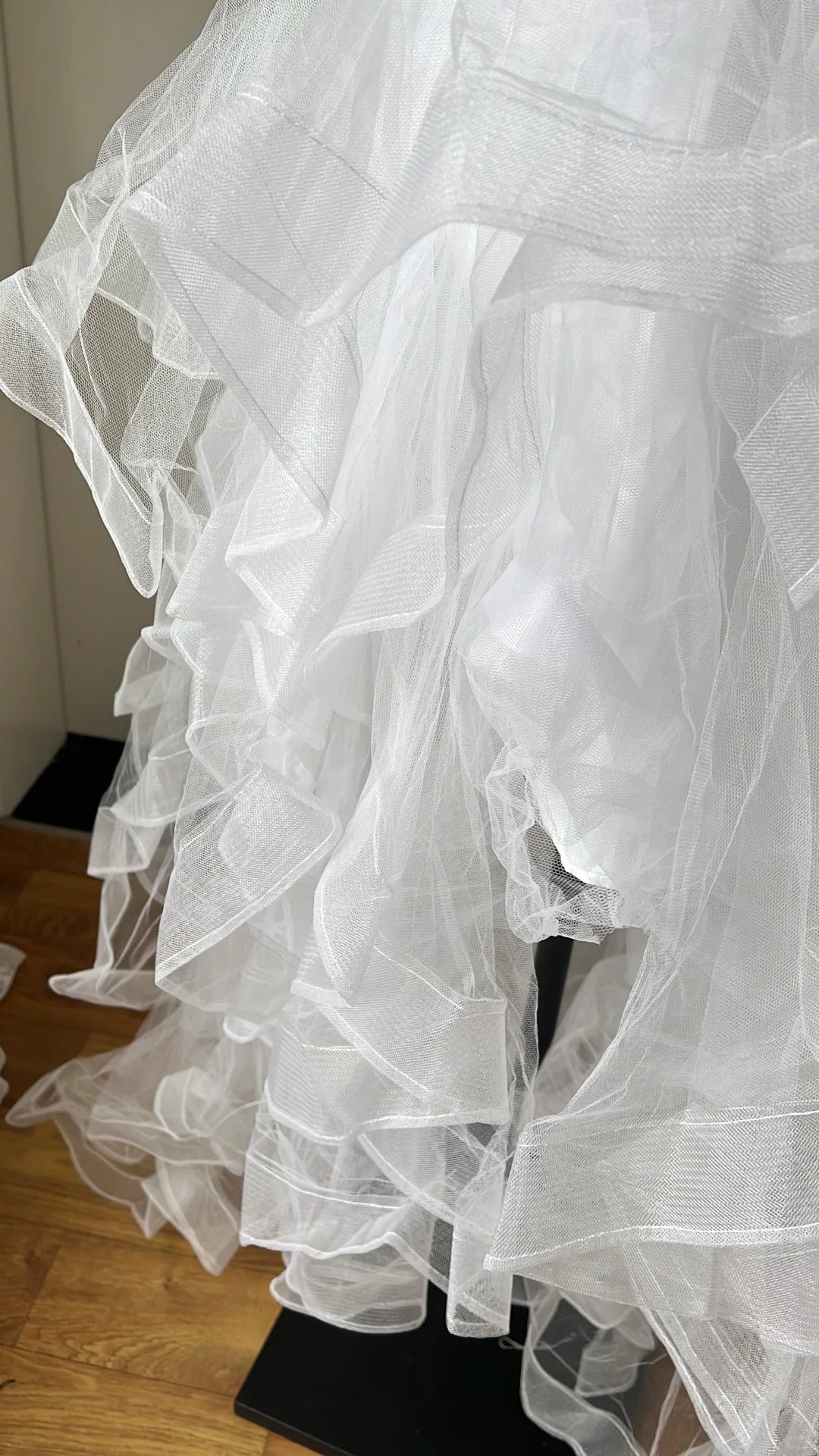 Charming Homecoming Dress Sweetheart Pearl Tulle Hi-Lo Back to School Outfits Party Dress D6453