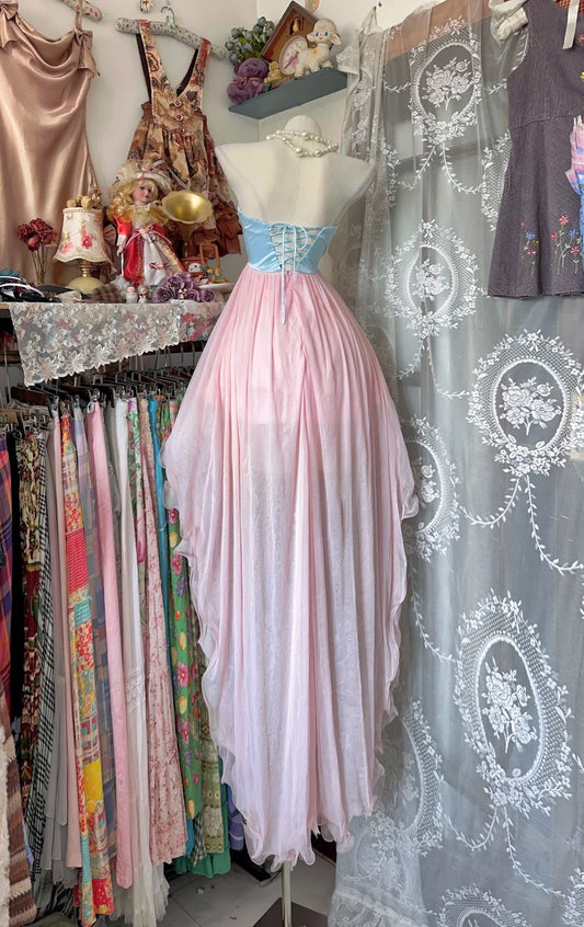Charming Homecoming Dress Sweetheart Tulle Rinestone Hi-Lo Prom Dress Back to School Outfits Party Dress D6192
