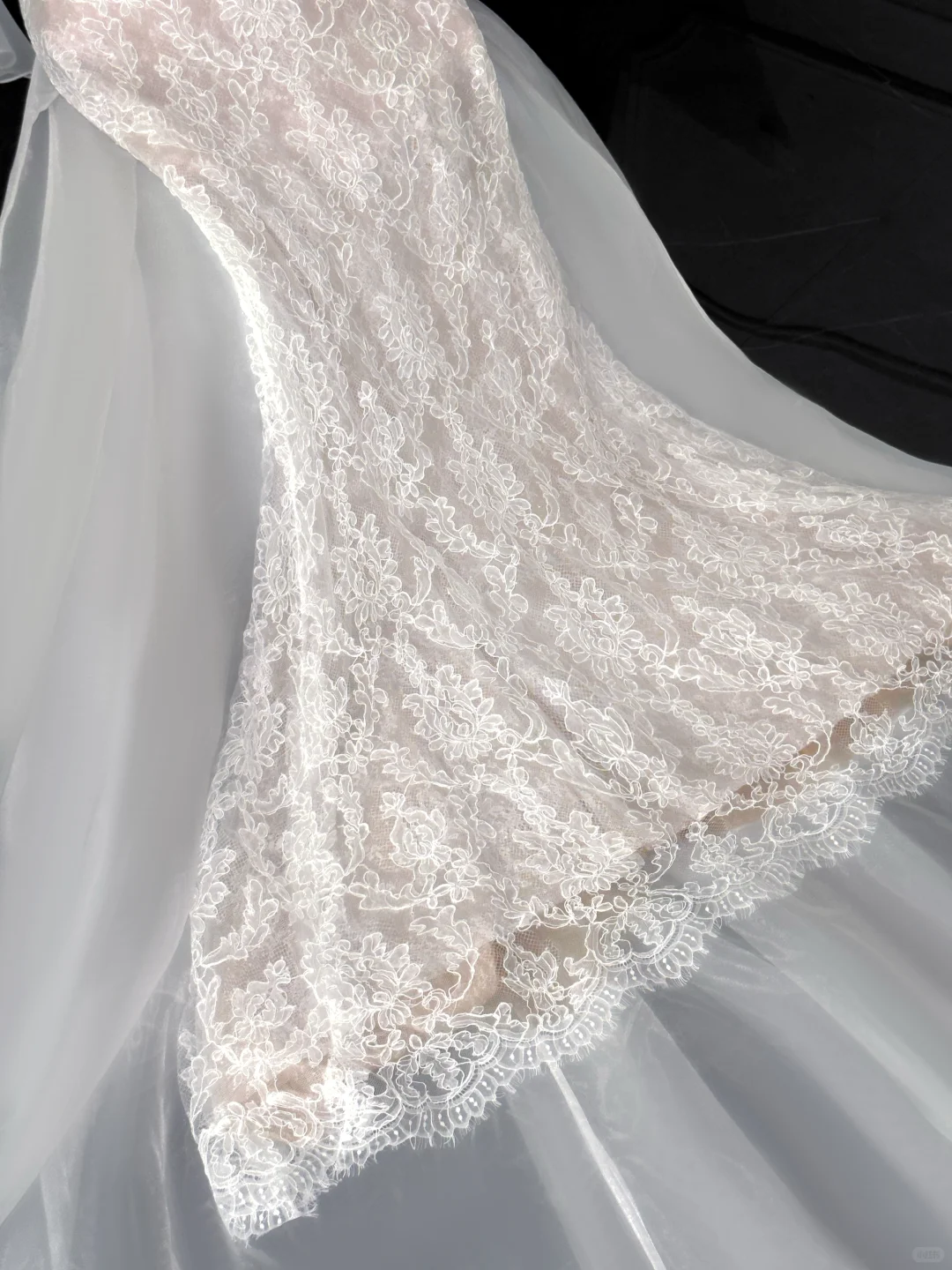Elegant Ivory Applique Design Mermaid Wedding Dress Prom Dress Evening Dress D1685