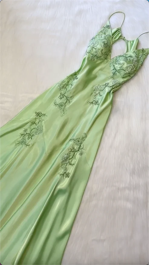 Fuchsia V Neck Sheath Vintage Long Evening Party Dress MD7471