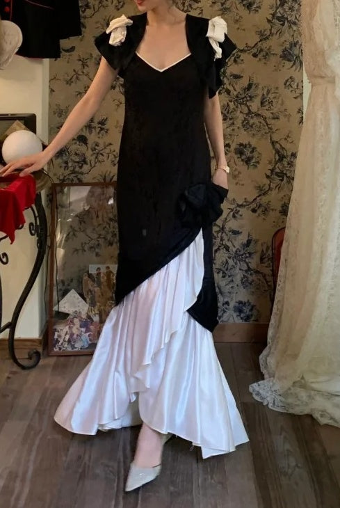 Robe de bal brillante à paillettes et col en cœur, robe de soirée sirène, robe de gala, robe de fête d'anniversaire, D3415