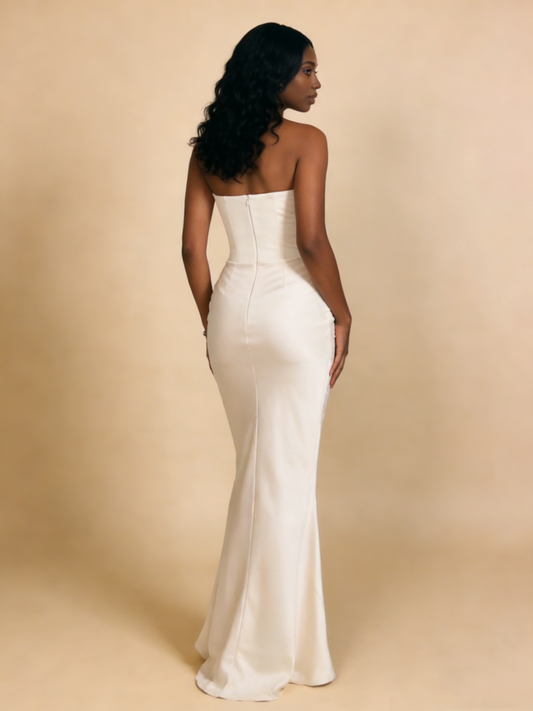 Glänzendes Ballkleid mit herzförmigem Pailletten-Meerjungfrauen-Abendkleid, Galakleid, Geburtstagspartykleid, D3415