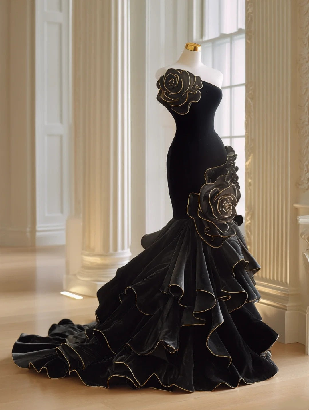 Robe de bal brillante à paillettes et col en cœur, robe de soirée sirène, robe de gala, robe de fête d'anniversaire, D3415