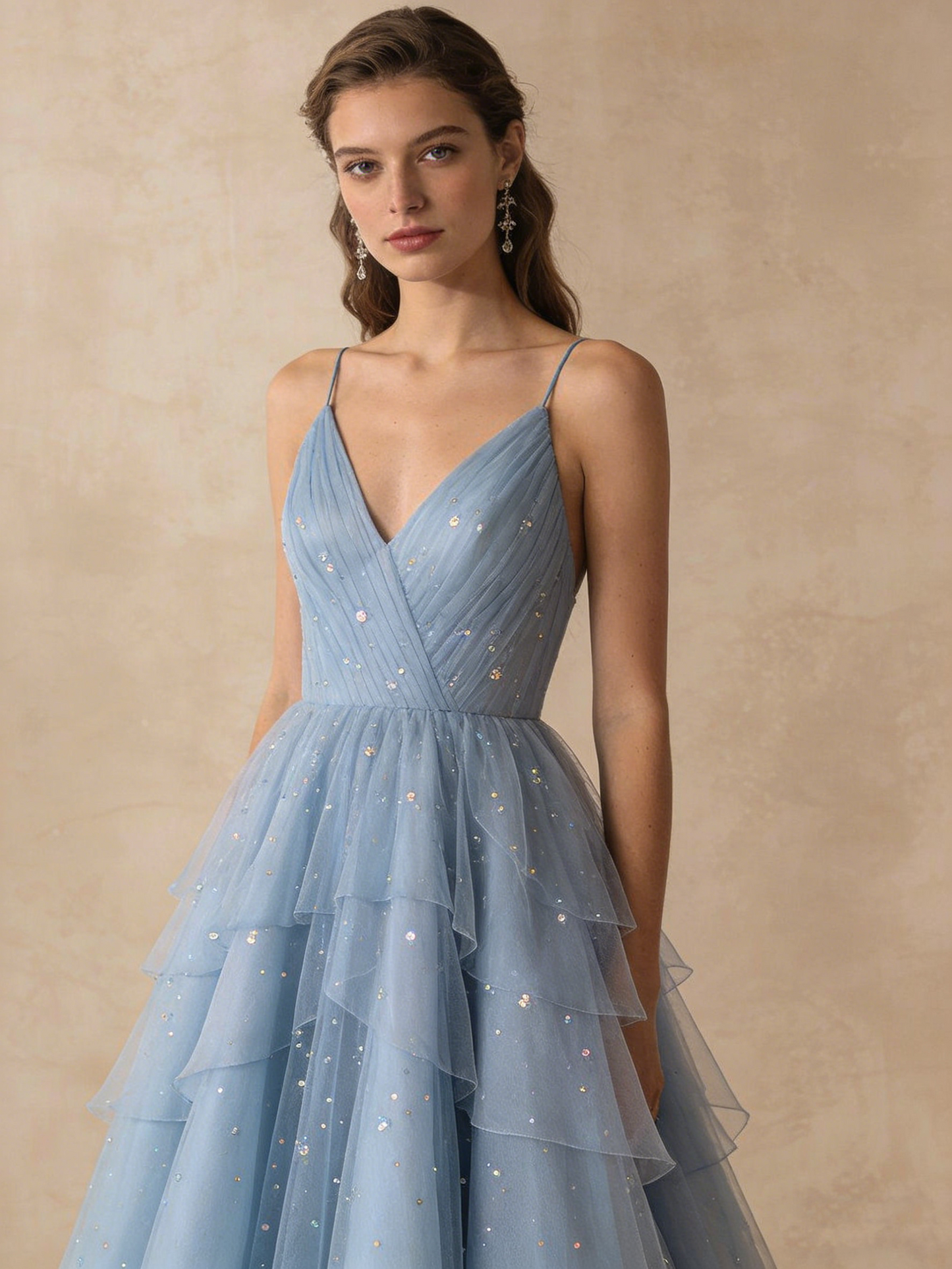 Robe de bal brillante à paillettes et col en cœur, robe de soirée sirène, robe de gala, robe de fête d'anniversaire, D3415