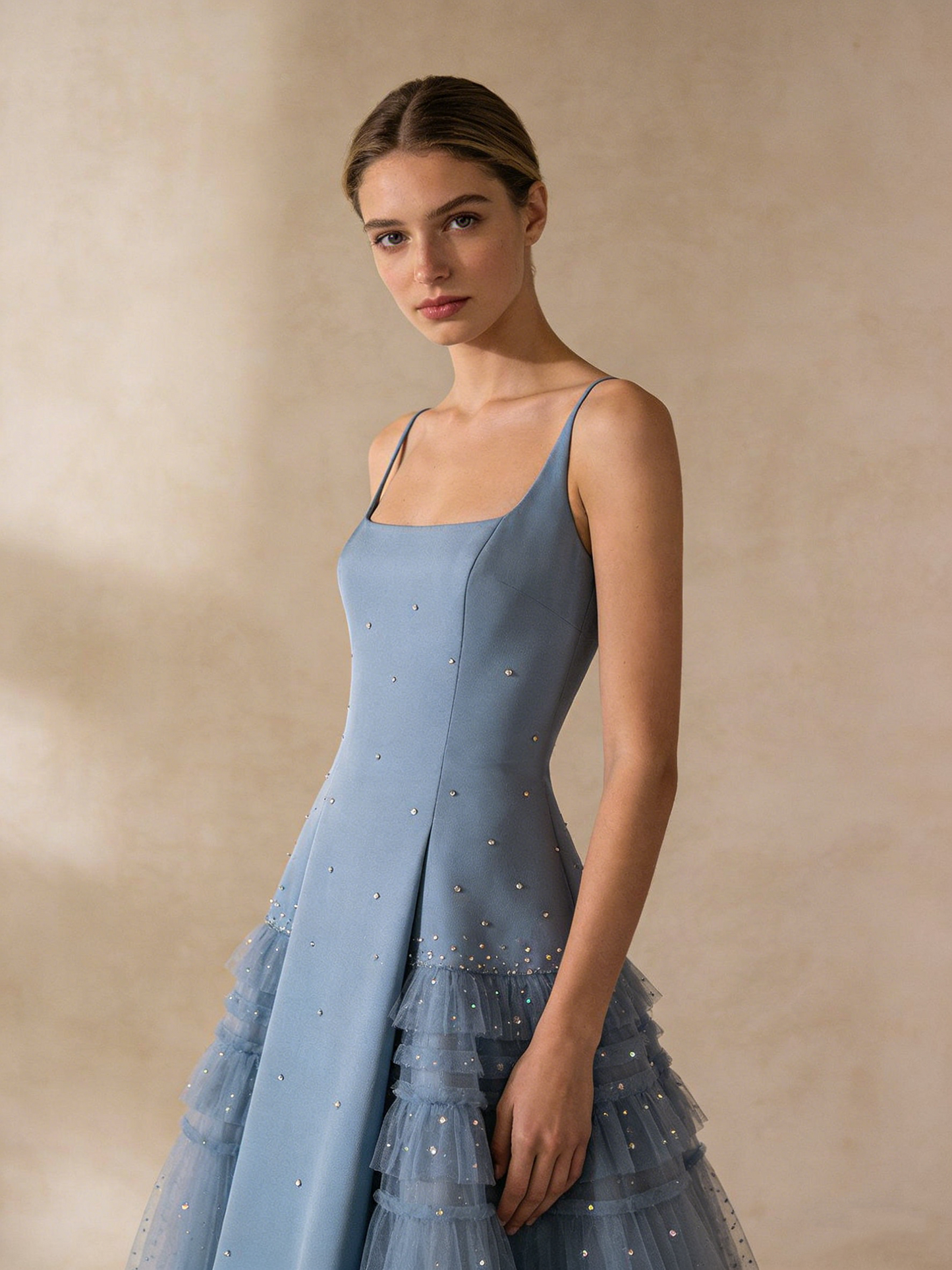 Robe de bal brillante à paillettes et col en cœur, robe de soirée sirène, robe de gala, robe de fête d'anniversaire, D3415