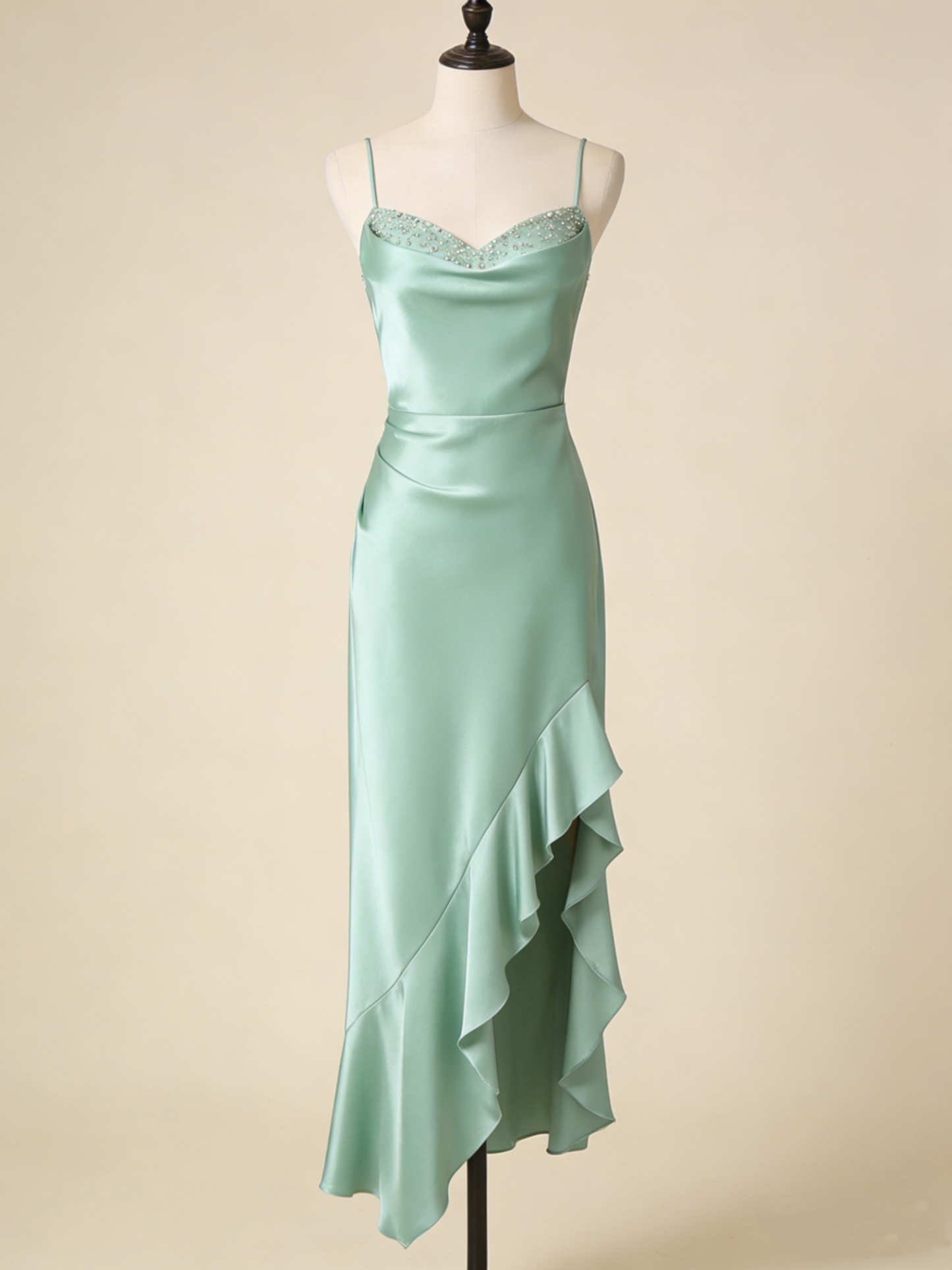Charming Prom Dress Satin Sweetheart Beading Gala Evening Gown Dress Birthday Party Outfits D4870