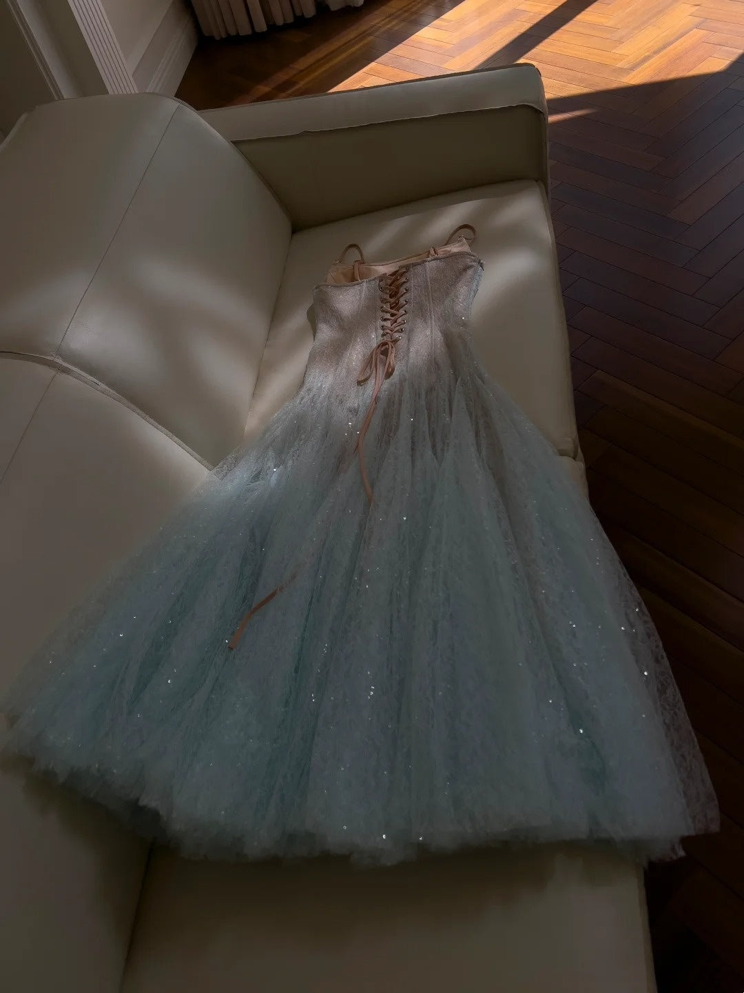 Sparking Prom Dress Spahetti Straps Pleated Gala Evening Gown Dress Birthday Party Outfits D4891