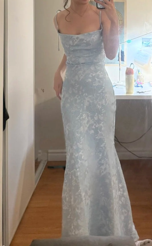 Elegant Prom Dress Mermaid Birthday Party Outfits Spaghetti Straps Evening Gown Gala Dress D4907