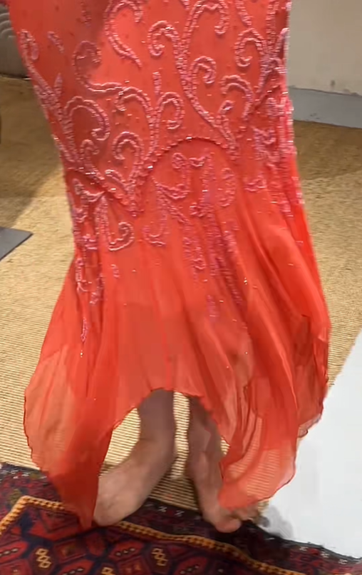 Pretty Prom Dress Chiffon Spaghetti Straps Beading Evening Dresses Gala Gown Cocktail Outfits D4965