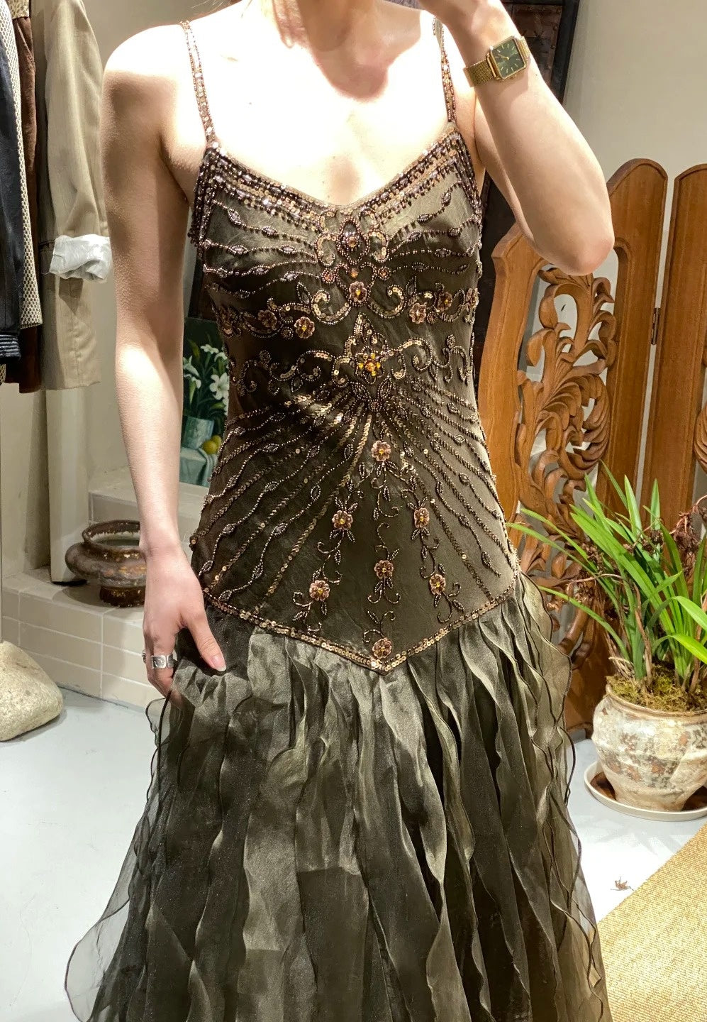 New Arrival Prom Dress Spaghetti Straps Blackless Pleated Cocktail Outfits Evening Dress Gala Gown D4981