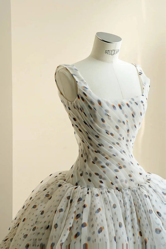 New Homecoming Dress Square Tulle Back to School Outfits Party Dress D6489