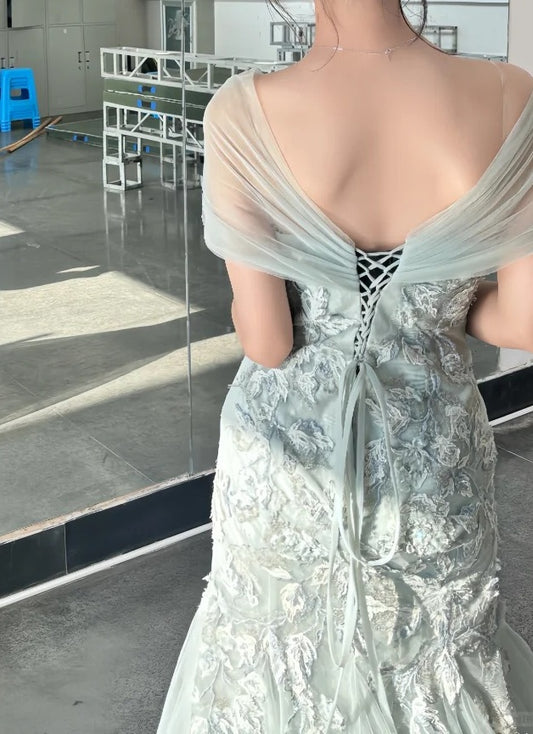 Robe de bal brillante à paillettes et col en cœur, robe de soirée sirène, robe de gala, robe de fête d'anniversaire, D3415