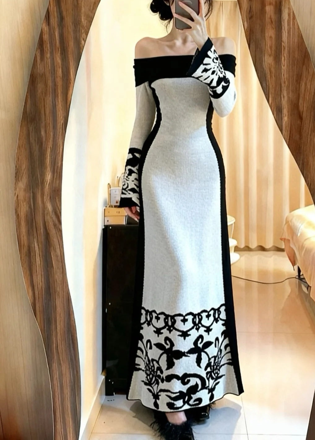 90s Elegant Prom Dress Off Shoulder Formal Gala Gown Evening Dress Bir – ModelDressy