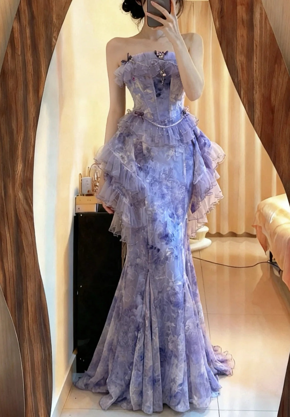 Robe de bal brillante à paillettes et col en cœur, robe de soirée sirène, robe de gala, robe de fête d'anniversaire, D3415