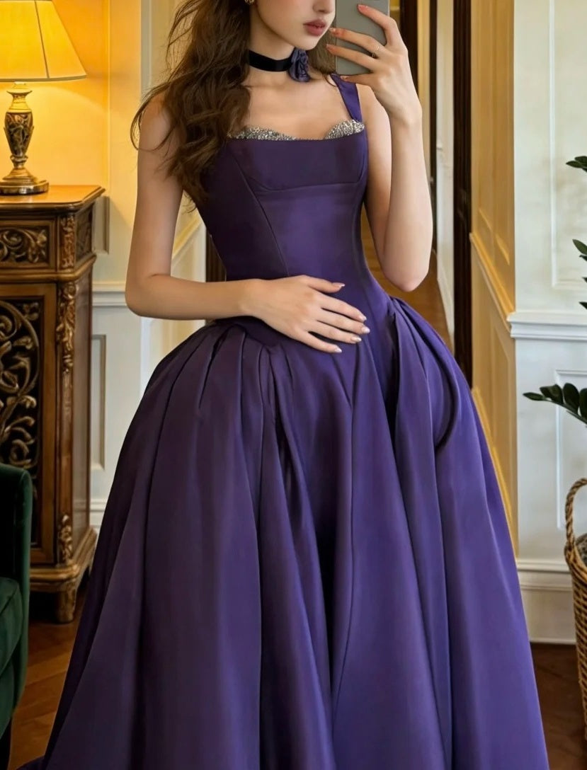 Robe de bal brillante à paillettes et col en cœur, robe de soirée sirène, robe de gala, robe de fête d'anniversaire, D3415