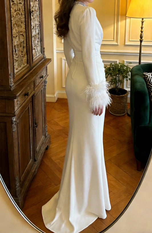 Robe de bal brillante à paillettes et col en cœur, robe de soirée sirène, robe de gala, robe de fête d'anniversaire, D3415