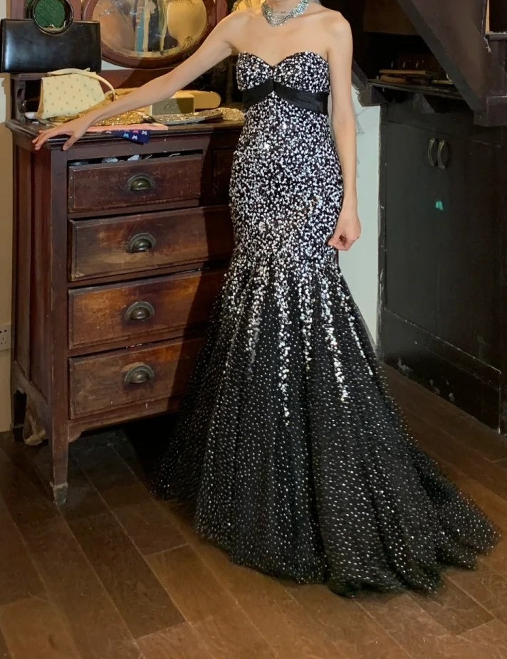 New Design Prom Dress Sweetheart Pleated Mermaid Gala Gown Formal Evening Dress 18th Graduation Dress D5209