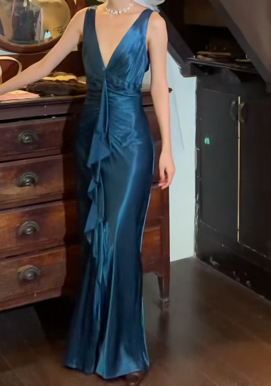 Glänzendes Ballkleid mit herzförmigem Pailletten-Meerjungfrauen-Abendkleid, Galakleid, Geburtstagspartykleid, D3415