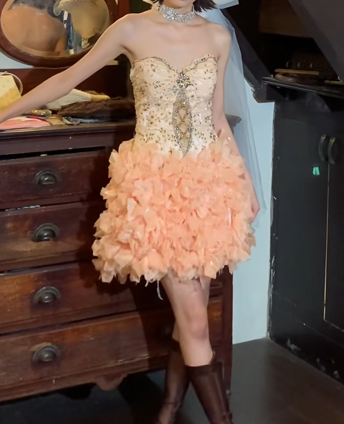 Glänzendes Ballkleid mit herzförmigem Pailletten-Meerjungfrauen-Abendkleid, Galakleid, Geburtstagspartykleid, D3415