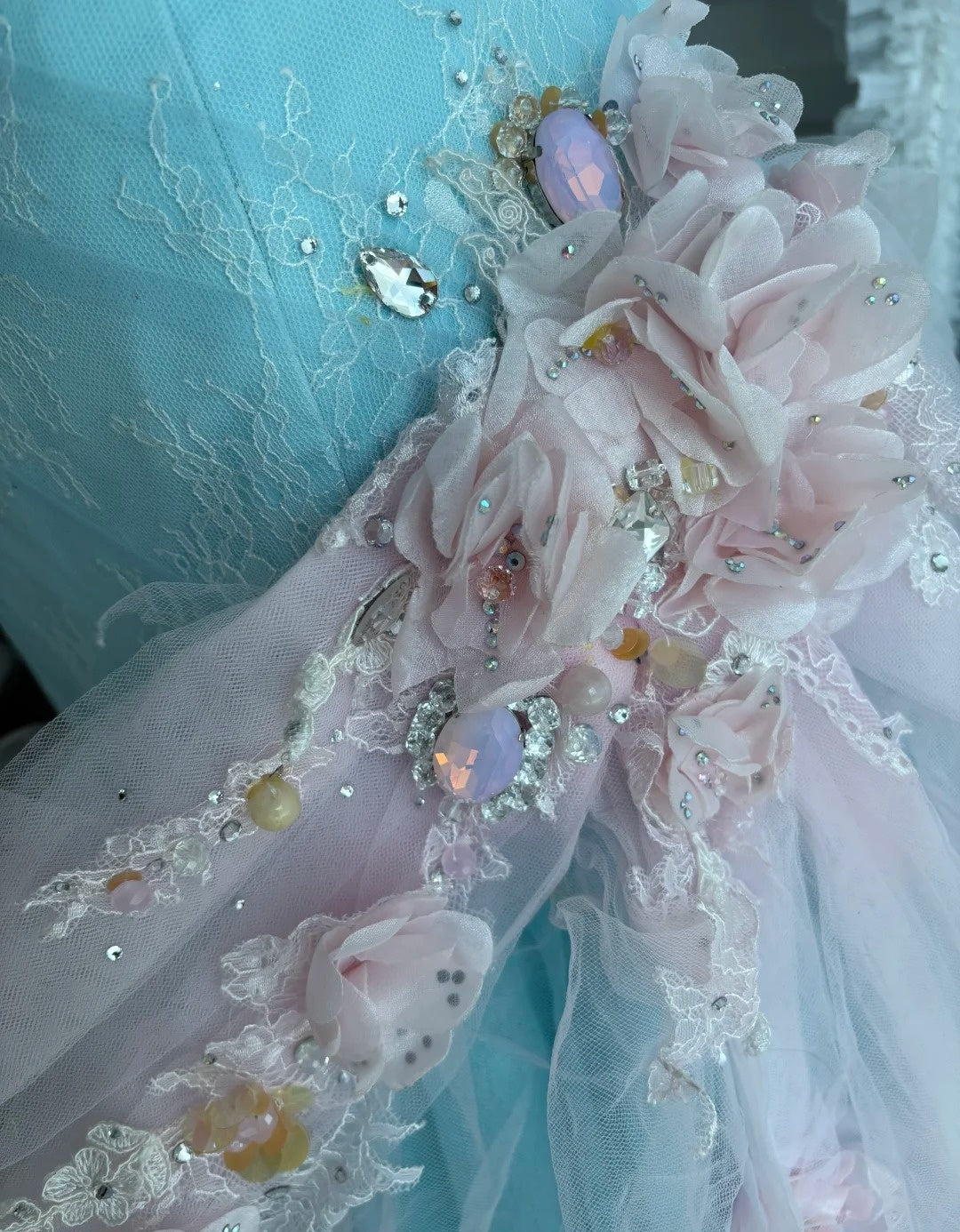 Charming Prom Dress One Shoulder Tulle Pleated Gala Dress Evening Dress Formal Gown D5402