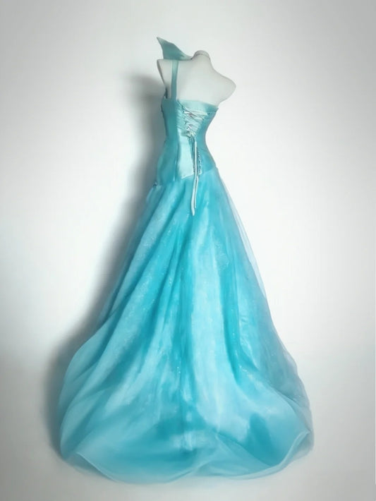 Stunning Prom Dress A Line Off Shoulder Tulle Gala Dress Evening Dress Formal Gown D5464
