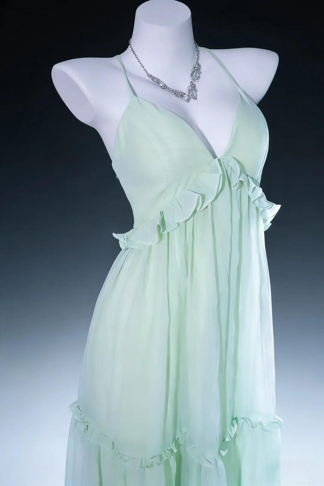 Fashion Ballkleid V-Ausschnitt Rückenloses Galakleid Abendkleid Festliches Kleid D5462