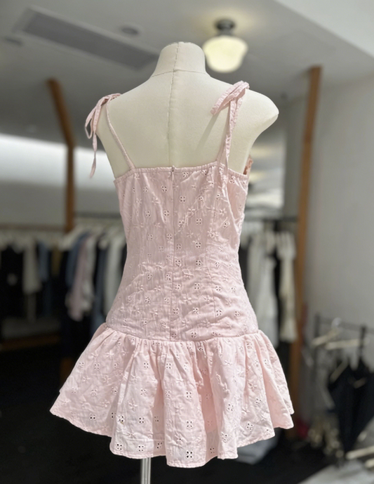 Sweet Homecoming Dress Spaghetti Strap Back to School Outfits Party Dress D6580