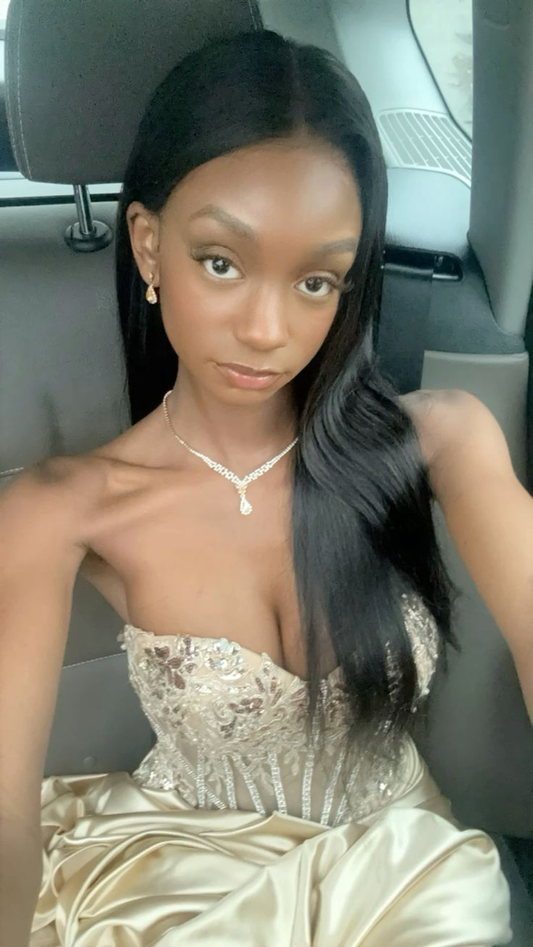 Champagner Herzausschnitt Etuikleid Satin Langes Partykleid Abendkleid, D744