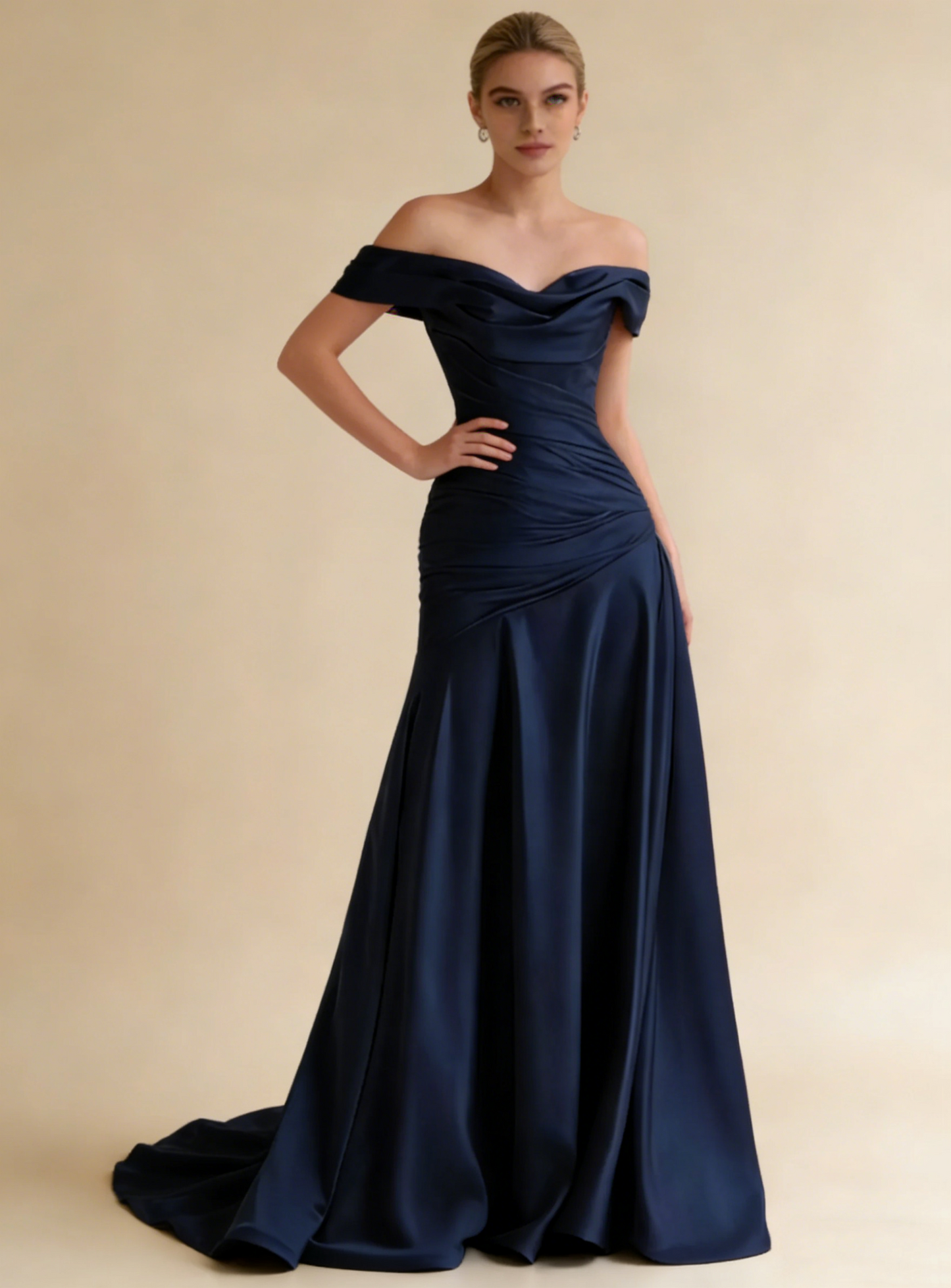 Beauty Brautkleid A-Linie Herzausschnitt Plissee Brautkleid D3302