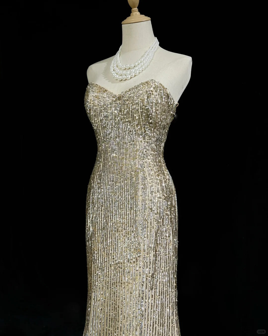 Shiny Sweetheart Neckline Sequins Floor Length Prom Dress Evening Dress Party Dress D2131