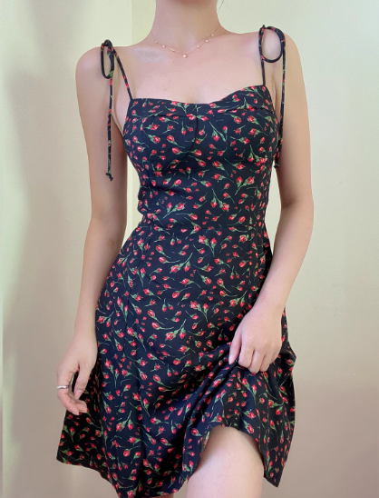 Jolie jupe courte trapèze à lacets pour femme et adolescente, tenue d'été pour les vacances, D2142