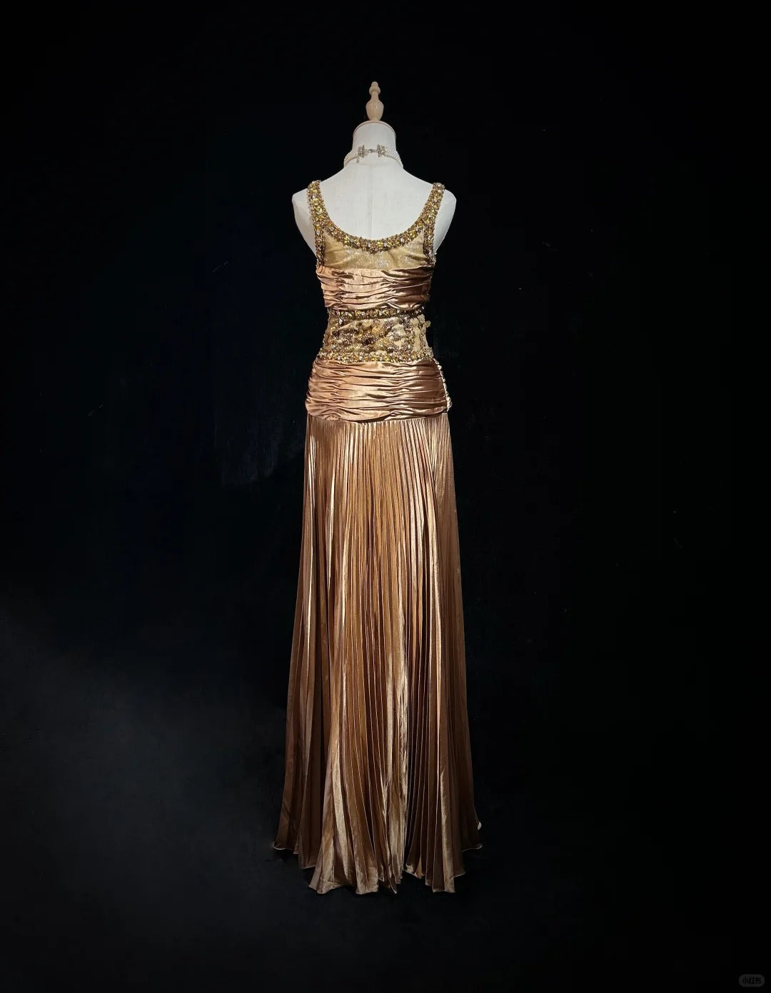 Shiny Prom Dress Spaghetti Straps Sequins Crystal Pleated Gala Dress Evening Dress Customized Dress D2256