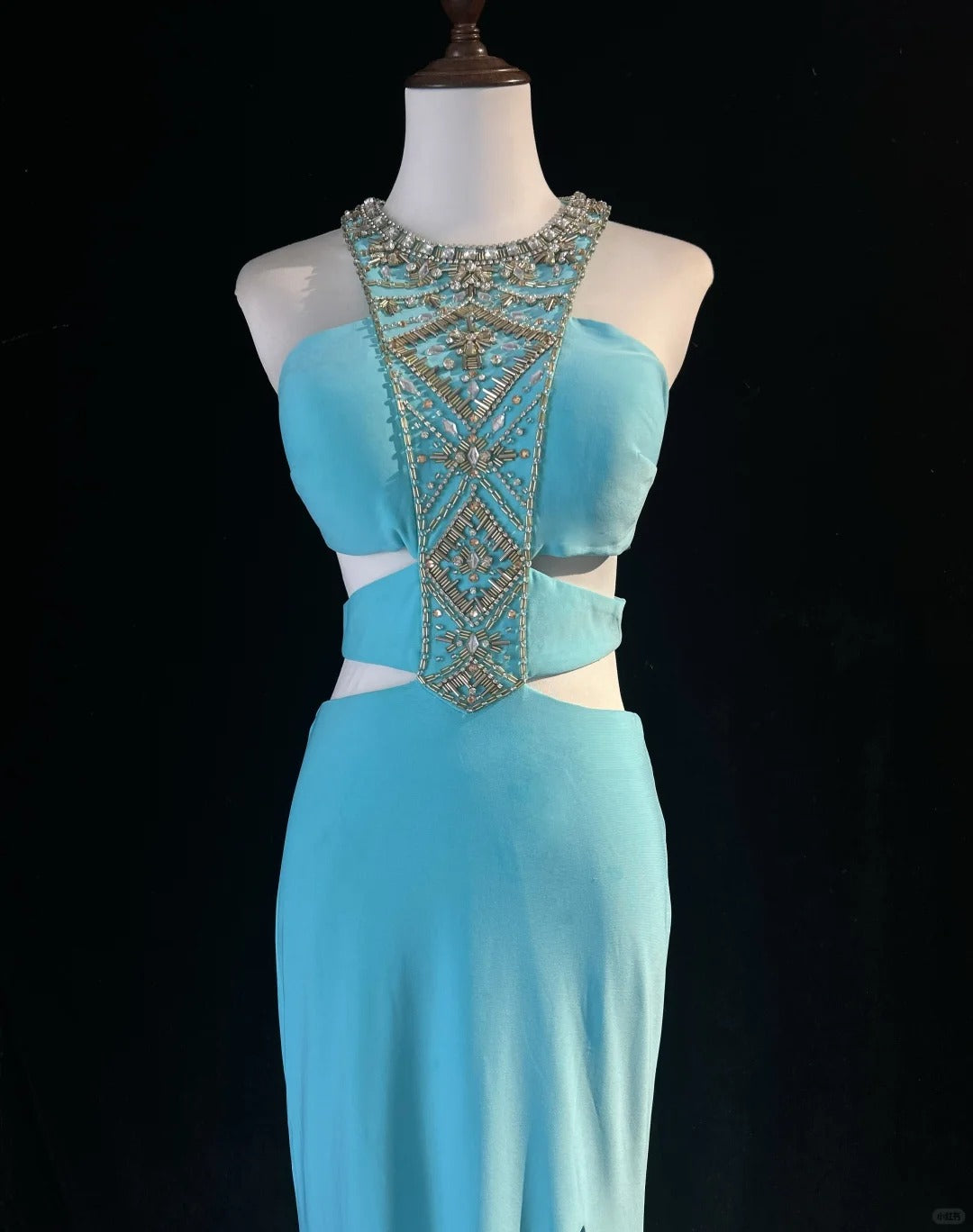 Sexy Prom Dress Split Beading Gala Dress Evening Dress Customized Dress D2257