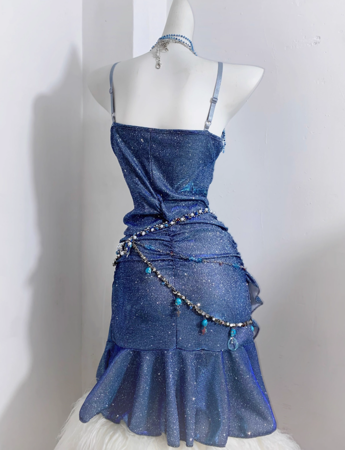 Sexy Homecoming Dress Tight Spaghetti Straps Pleated Short Prom Dress Party Dress Cocktail Dress Birthday Outfits D2286