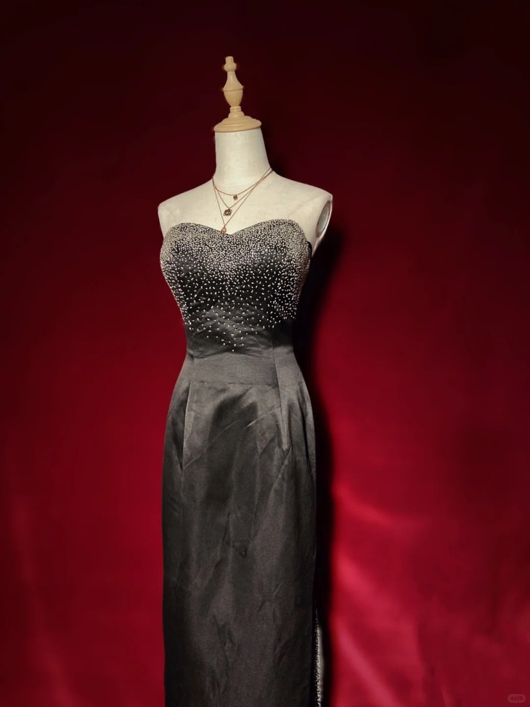 Elegant Long Prom Dress Sweetheart Beaded Evening Dress Gala Dress Business Dinner Dress D2295