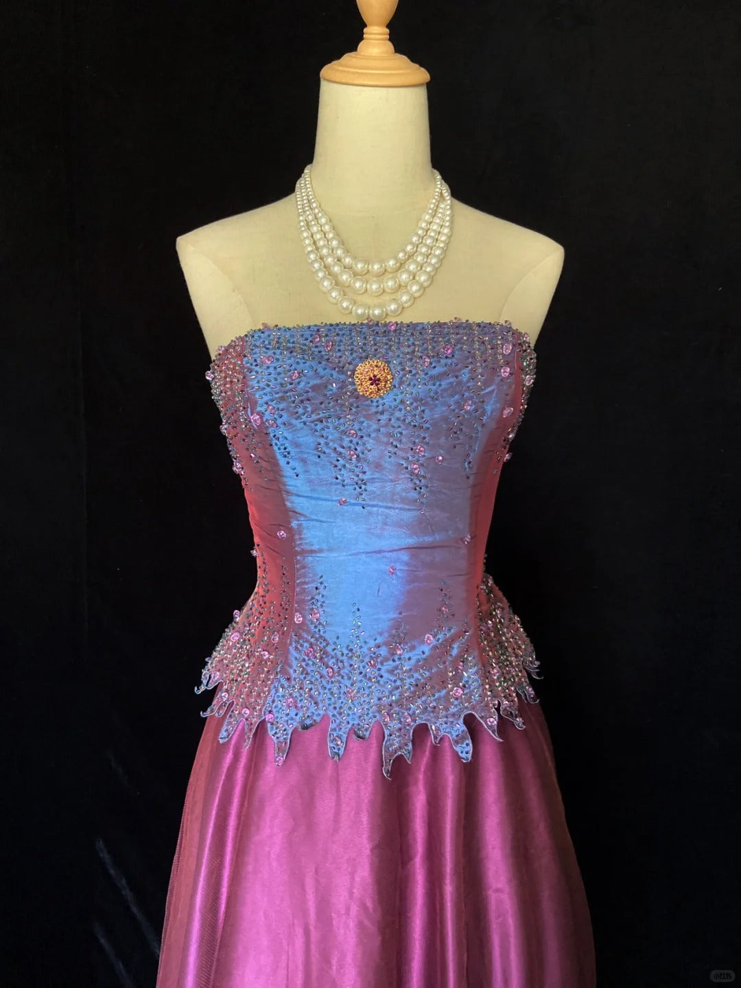 Beauty Prom Dress A Line Strapless Evening Dress Gala Dress Business Dinner Dress D2306