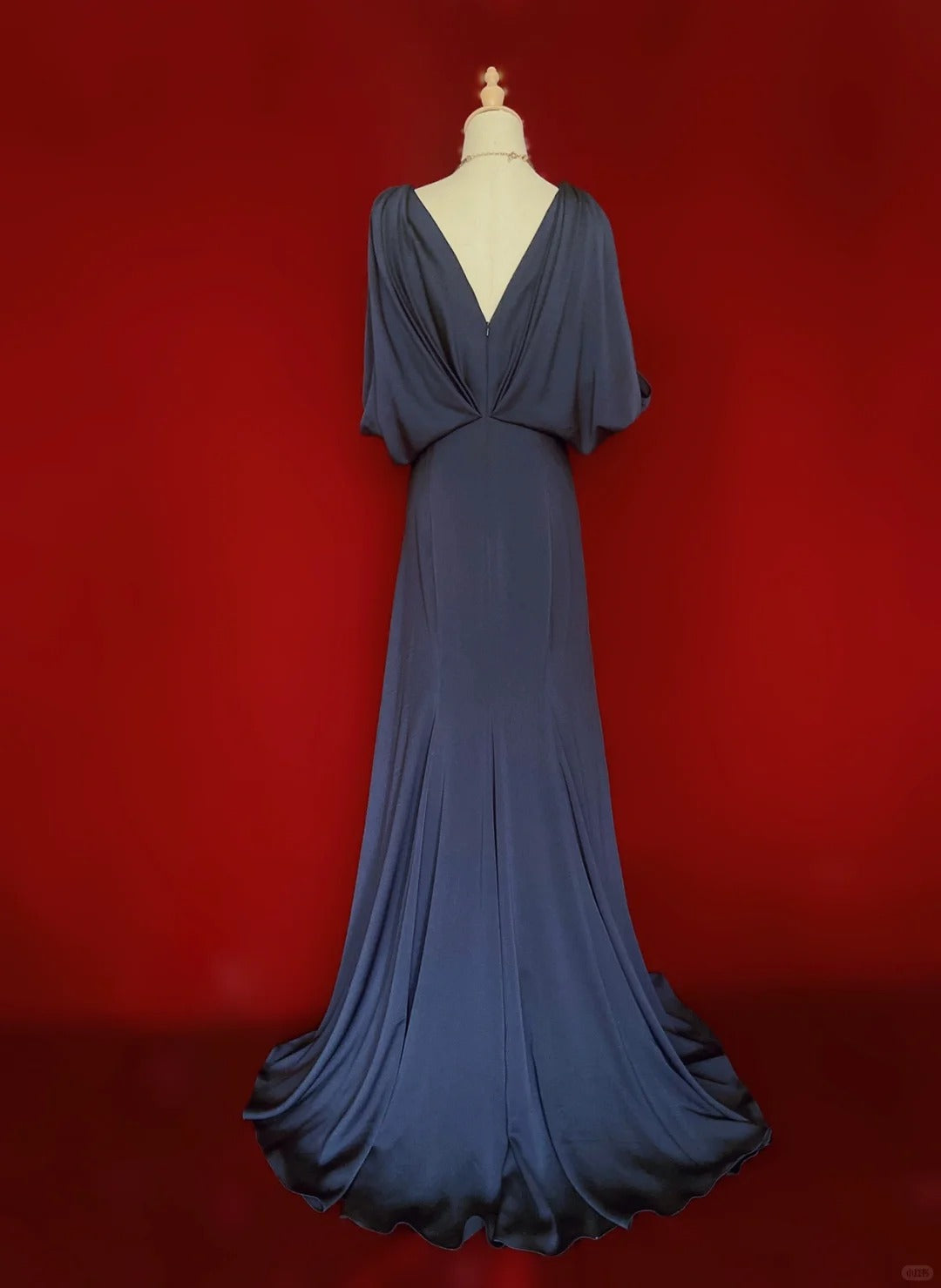 Gorgeous Prom Dress Pleated Floor Length Business Dinner Dress Evening Dress Gala Dress D2316