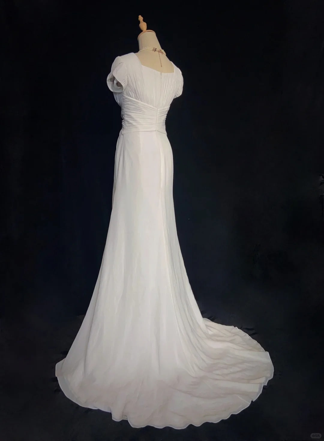 Charming Prom Dress Square Neck Pleated Gala Dress Evening Dress Business Dinner Dress Prom Gown D2327