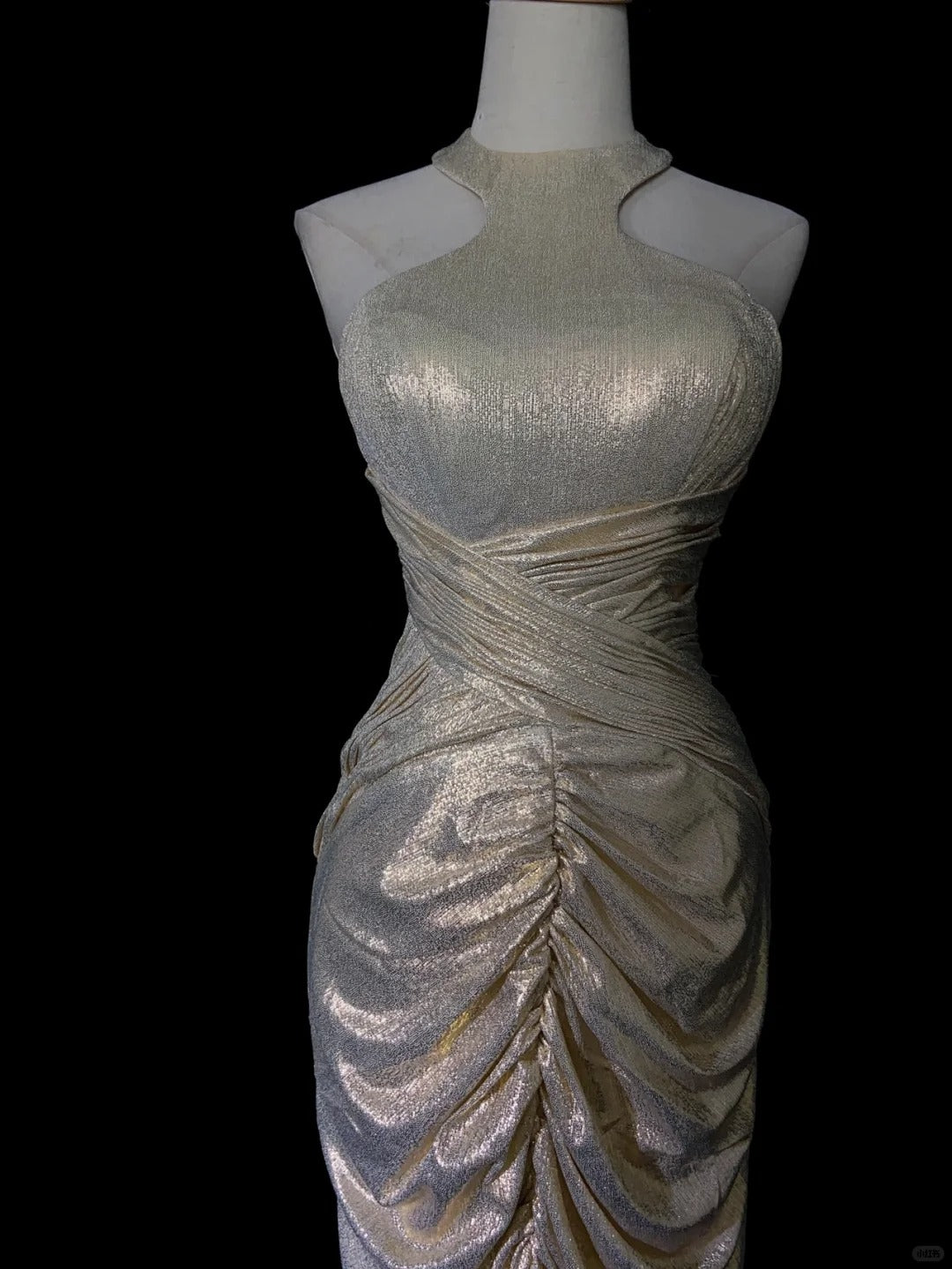 Charming Prom Dress Halter Pleated Prom Gown Gala Dress Party Dress Evening Dress D2357